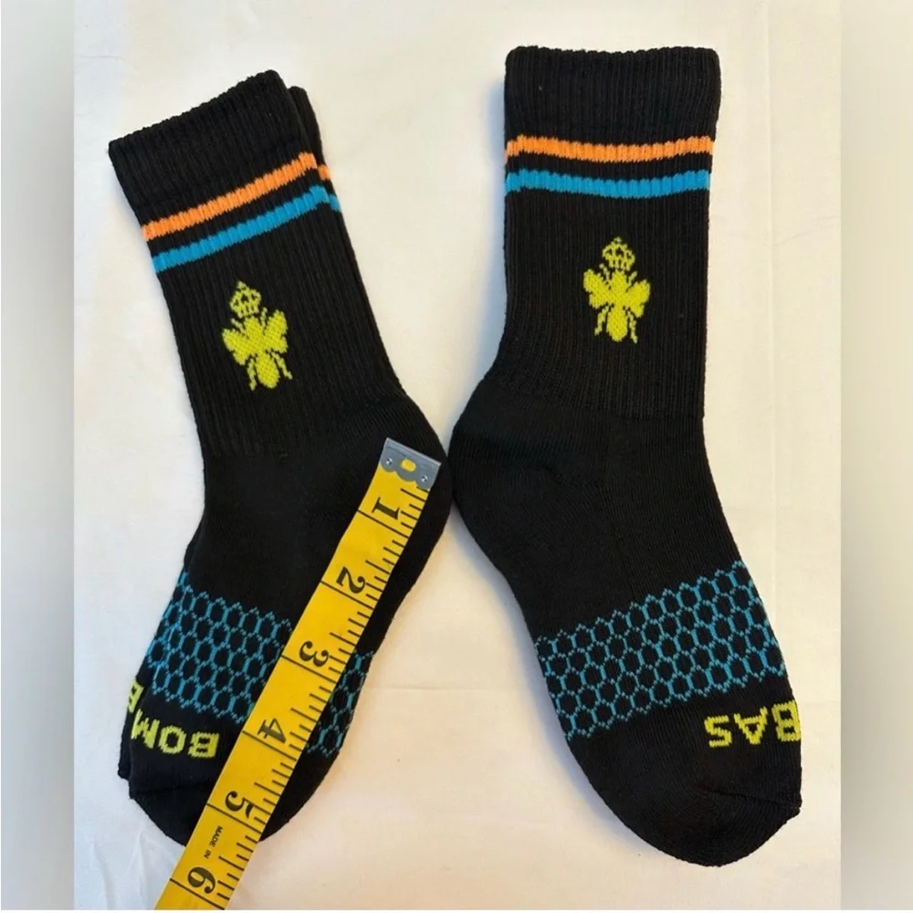 Bombas Honeycomb Arch Support‎ Crew Socks Size XS Bundle of 2 NEW